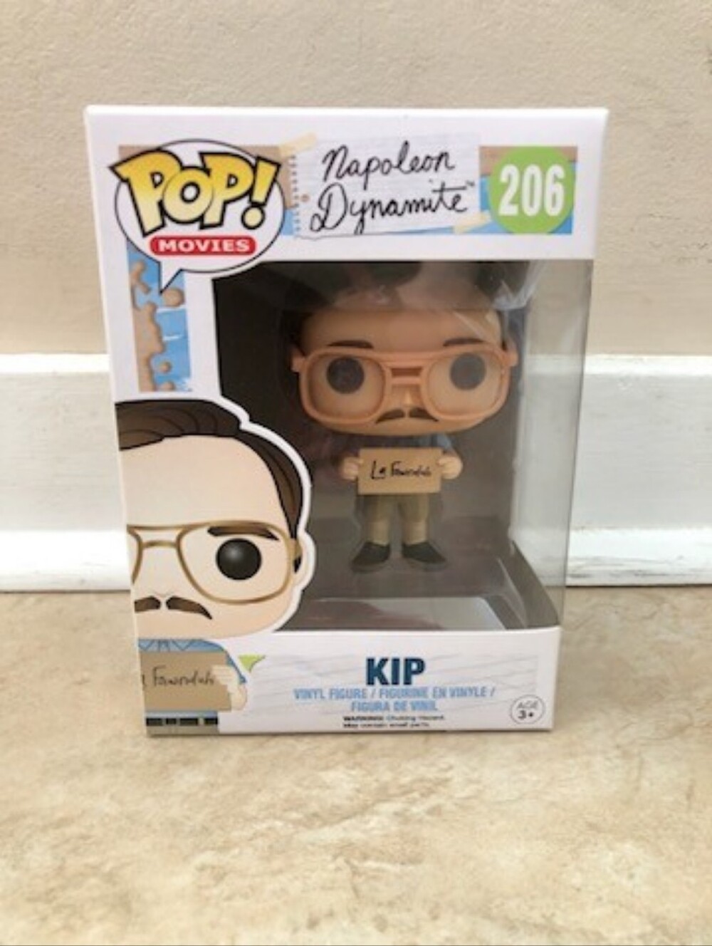 Funko Pop Kip From Napoleon Dynamite Figure #206-New
